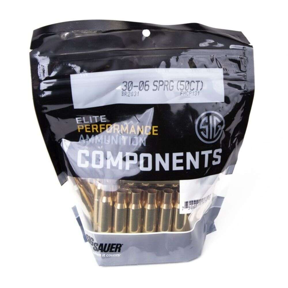 Ammunition Sig Sauer Ready Series 30 06 COMPONENT BRASS 30-06 SPRG (50 CT)